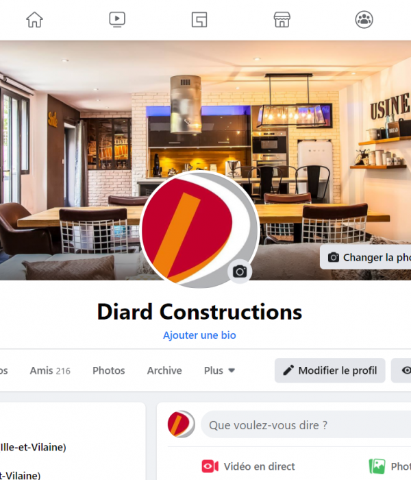 Facebook Cabinet DIARD Constructions Maitre d'oeuvre Vitré